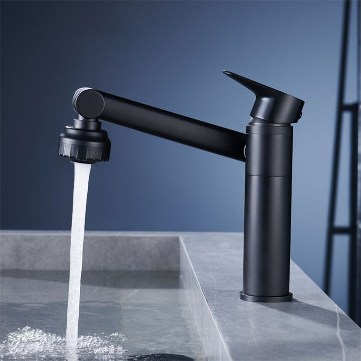BowLift | Modern Copper Low Arc Centerset Faucets Bathroom Sink Faucet
