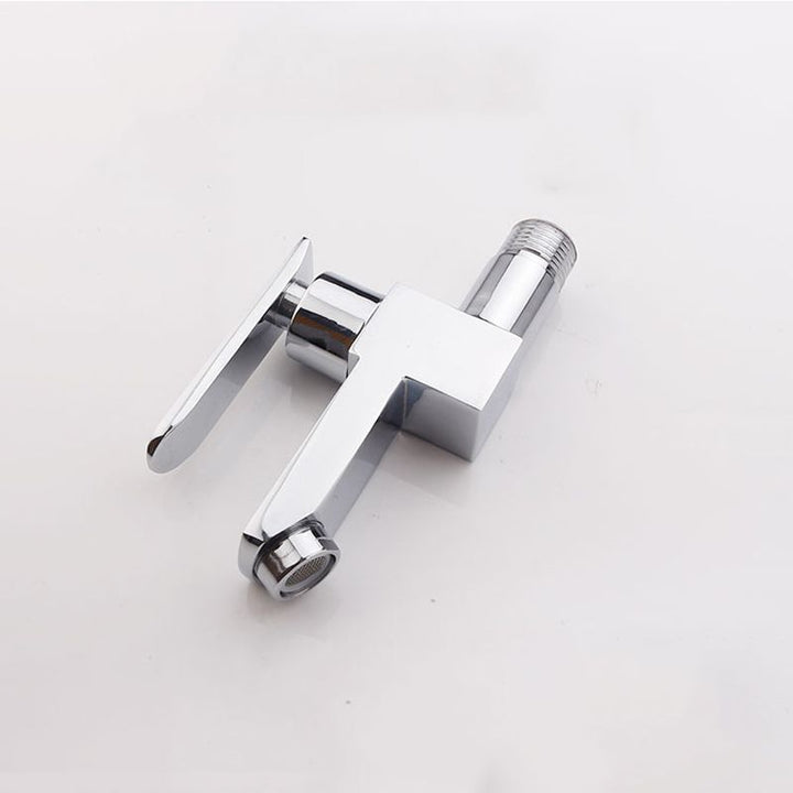 BowLift | Contemporary Wall-Mounted Bathroom Faucet Lever Handles Solid Brass Faucet