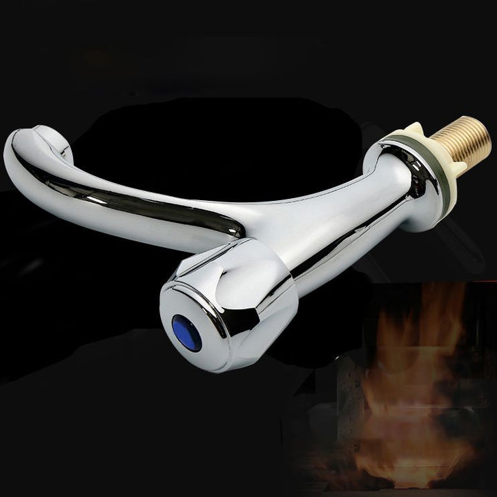 BowLift | Contemporary Centerset Faucet Knob Handle Low Arc Solid Brass Faucet