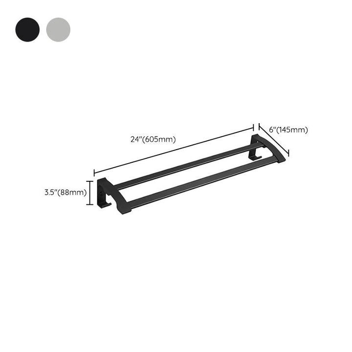 BowLift | Modern Bathroom Set Paper Holder 5-Piece Bathroom Hardware Set