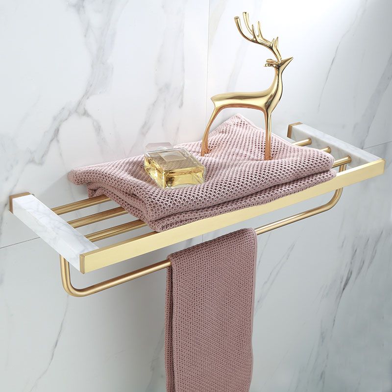 BowLift | Polished Brass Bathroom Accessory Set Marble Bathroom Hardware