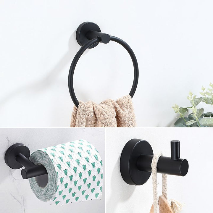 BowLift | Stainless Steel Bathroom Set 3-piece Modern Style Simple Bathroom Accessories Set