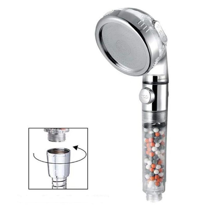 BowLift | Handheld shower head with catalyst water filtration wall-mounted shower head