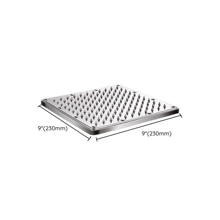 BowLift | Contemporary Showerhead Combination Dual Showerhead Stainless Steel Wall-Mounted Showerhead