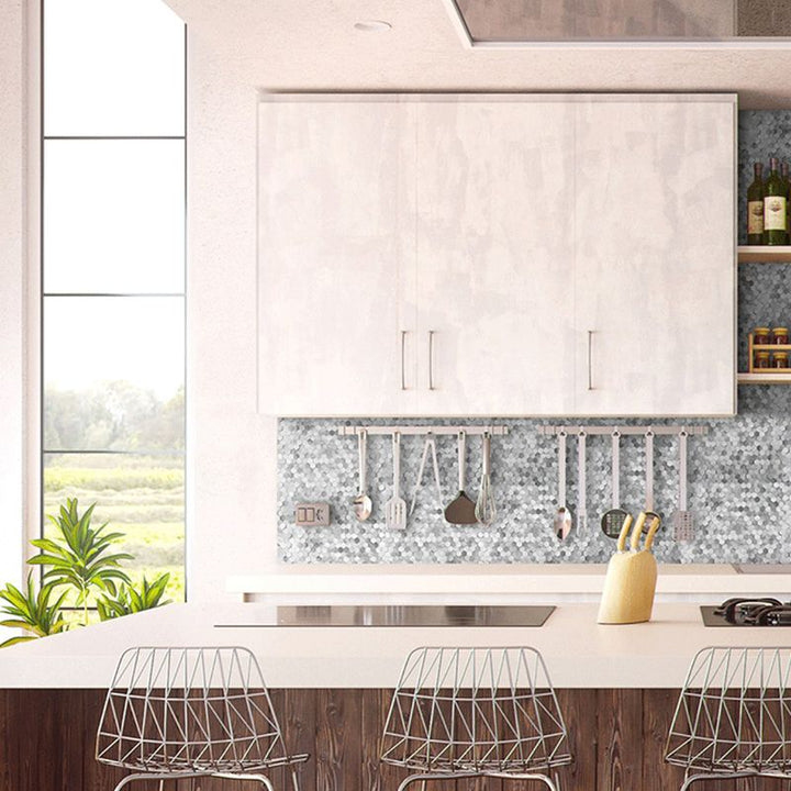 BowLift | Mosaic Tiles Waterproof Peel and Stick Wall Tile with Hexagonal Shape