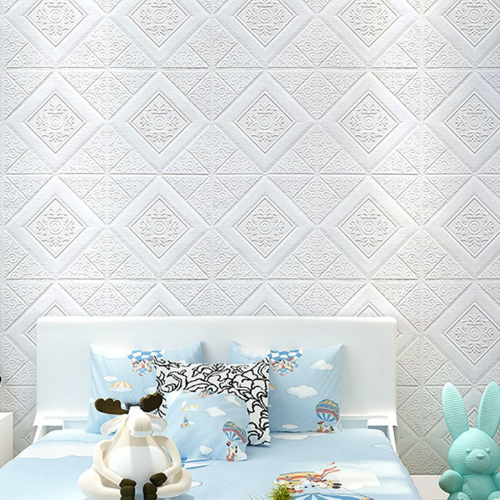 BowLift | 3D embossed interior wall covering Self-adhesive geometric texture wall covering
