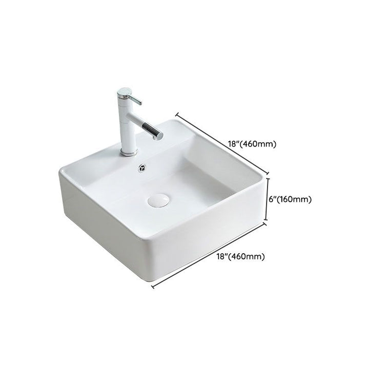 BowLift | Porcelain Washbasin Modern Simple Wash Bowl Bathroom Sink