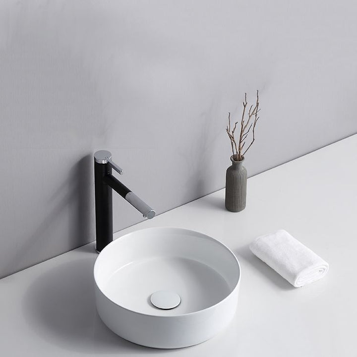BowLift | Modern Sink Ceramic Solid Color Round Sink