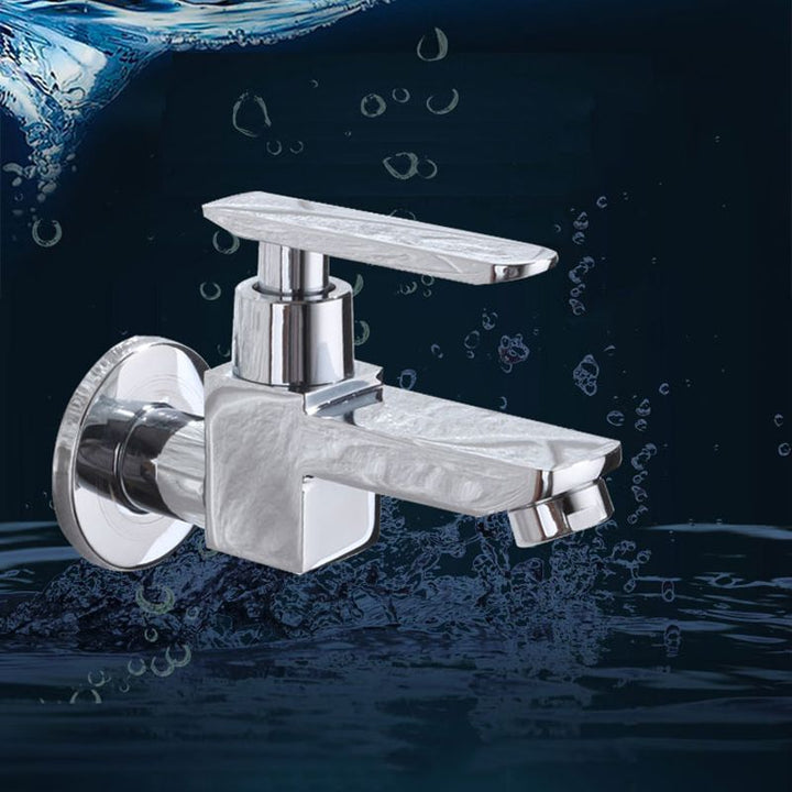 BowLift | Contemporary Wall-Mounted Bathroom Faucet Lever Handles Solid Brass Faucet