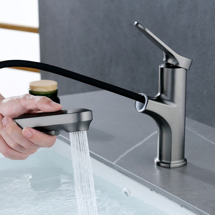 BowLift | Contemporary Style Centerset Faucets Bathroom Fixtures with Lever Handle