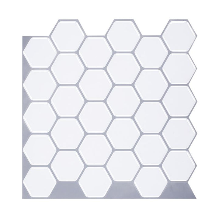 BowLift | Hexagon Wall Tile Fat Resistant Steel and Kitchen Paper Wallpaper