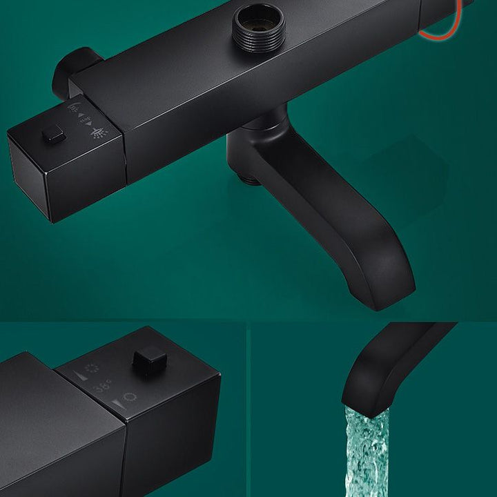 BowLift | Adjustable Spray Sample Shower Combination Metal Shower Fitting Arm Shower Head with Slip Bar