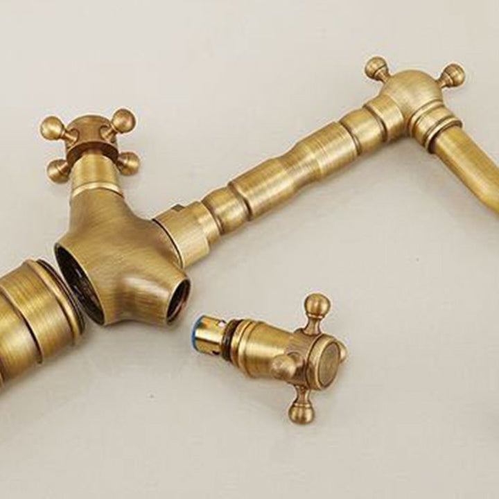 BowLift | Glam Centerset Faucet Single Hole Sink Faucet with 2 Handles