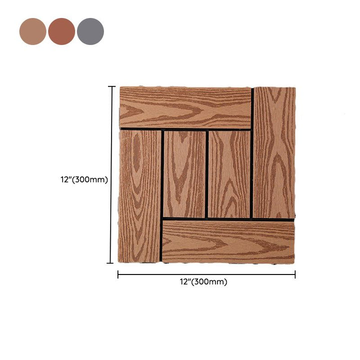 BowLift | Rectangular constructed tiles Water resistant parquet flooring for balcony