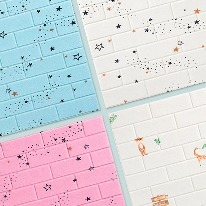 BowLift | XPE Foam Wall Cladding Star Pattern Square Waterproof Wall Cladding for the Living Room