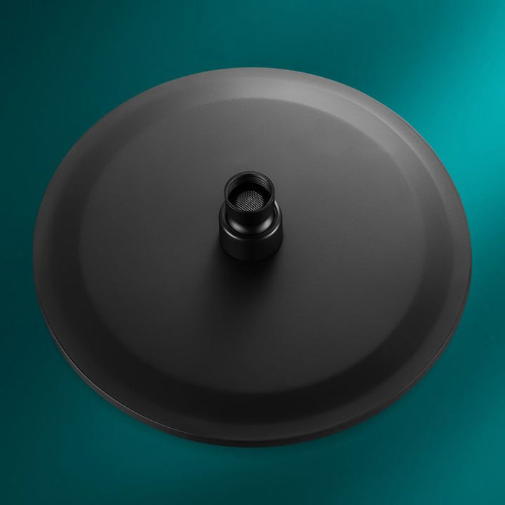BowLift | Black round fixed shower head Modern design wall-mounted shower head