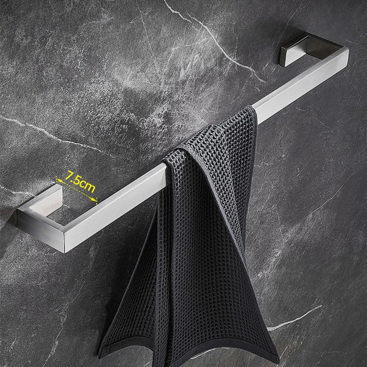 BowLift | Stainless Steel Bathroom Set 4-Piece Modern Style Simple Bathroom Accessory Set