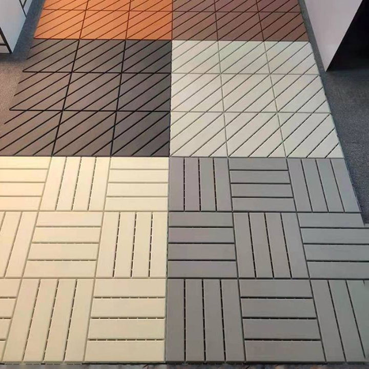 BowLift | 4-Slat 12" X 12" PVC Floor Tiles Connection Installation Floor Tiles