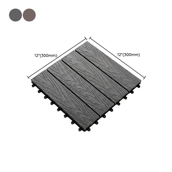 BowLift | Striped pattern terrace tiles interlocking tiles kit outdoor patio