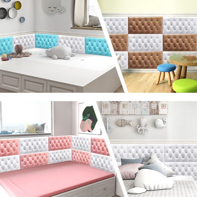 BowLift | Modern Tin Backsplash Cover Smooth Wall Ceiling Cushion Plate Set of 1