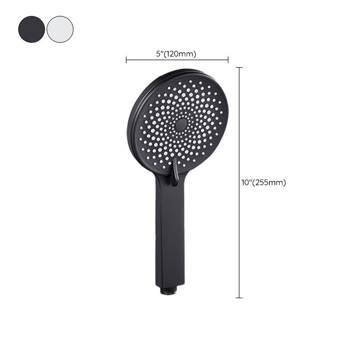 BowLift | Contemporary round shower head in solid color handheld shower head for the bathroom