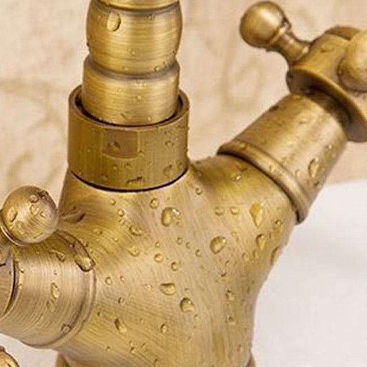 BowLift | Glam Centerset Faucet Single Hole Sink Faucet with 2 Handles
