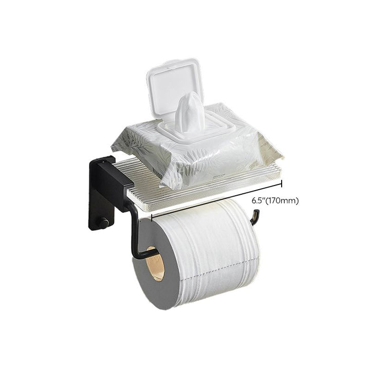 BowLift | Modern bathroom accessory set bath shelf/towel holder & bathrobe hooks included