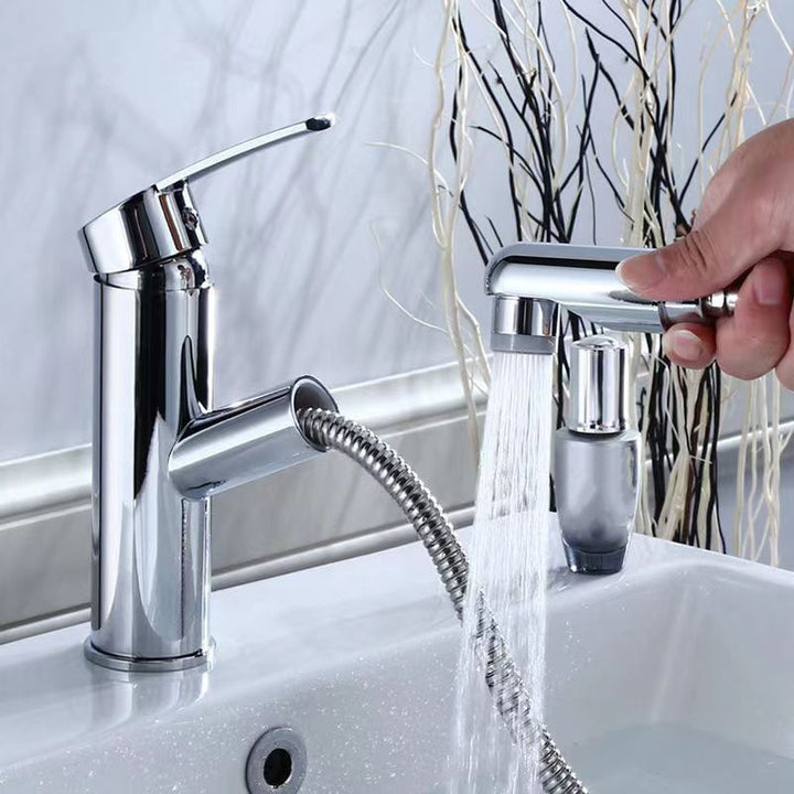 BowLift | Contemporary Vessel Faucet Pull-Down Faucet with Single Handle