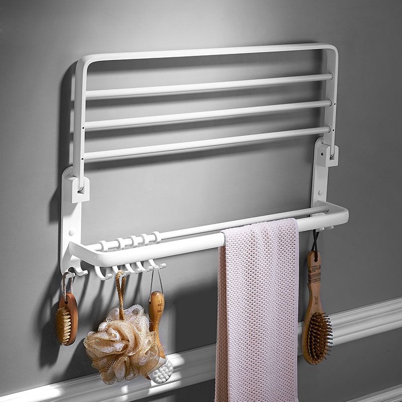 BowLift | Aluminium Bathroom Accessories Set Modern White Bathroom Accessories Set