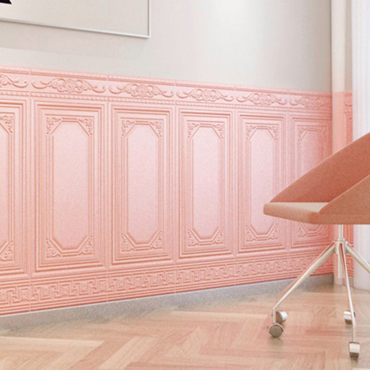 BowLift | Contemporary waterproof 3D wall panel veneer for peeling and sticking for interior walls