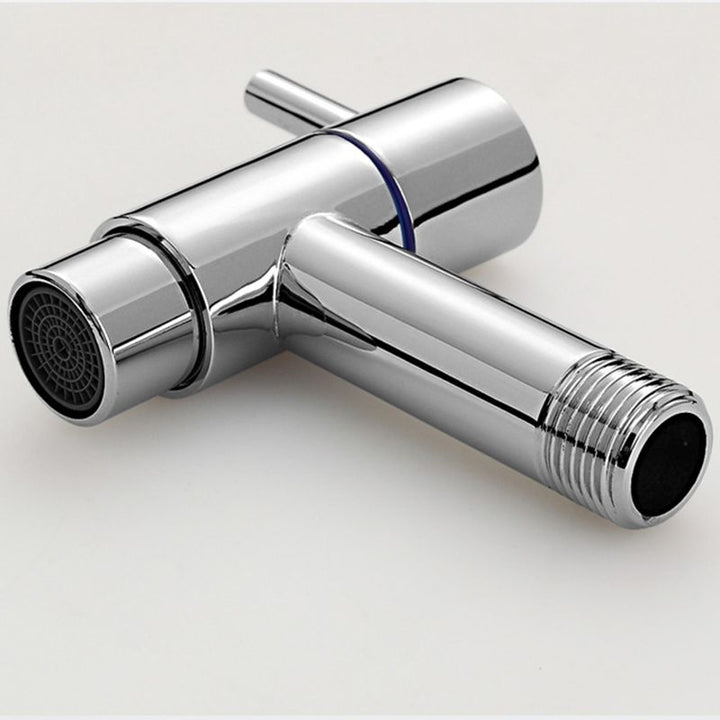BowLift | Contemporary Wall-Mounted Bathroom Faucet Single Hole Low Arc Solid Brass Circular Faucet