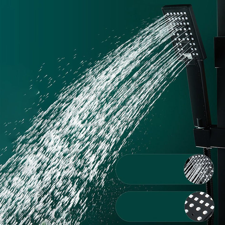 BowLift | Adjustable Spray Sample Shower Combination Metal Shower Fitting Arm Shower Head with Slip Bar