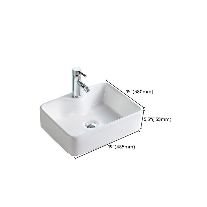 BowLift | Porcelain Washbasin Modern Simple Wash Bowl Bathroom Sink