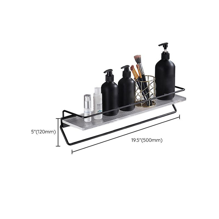 BowLift | Modern bathroom accessory set bath shelf/towel holder & bathrobe hooks included