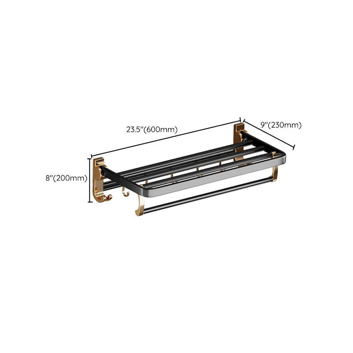 BowLift | Traditional Black Aluminum Bathroom Fittings Set Bathroom Accessories Kit