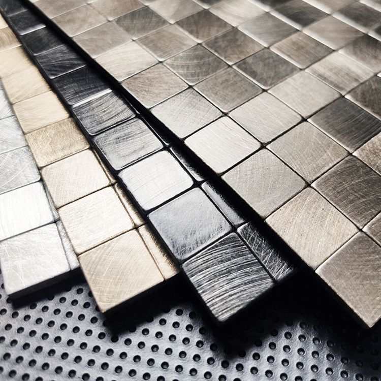 BowLift | Mosaic Tile Wallpaper Contemporary Peel and Stick Wallpaper with Square Shape