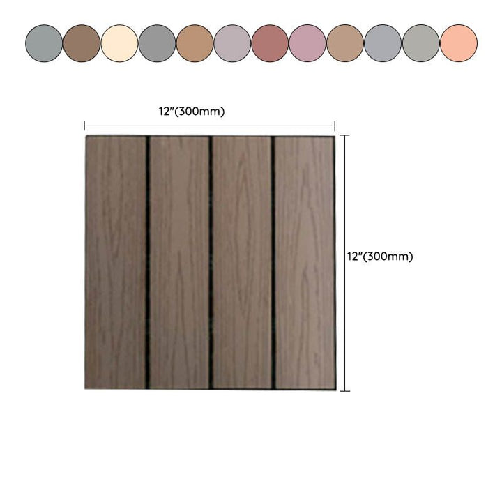 BowLift | Classic square terrace tiles solid color composite tiles for outdoor use
