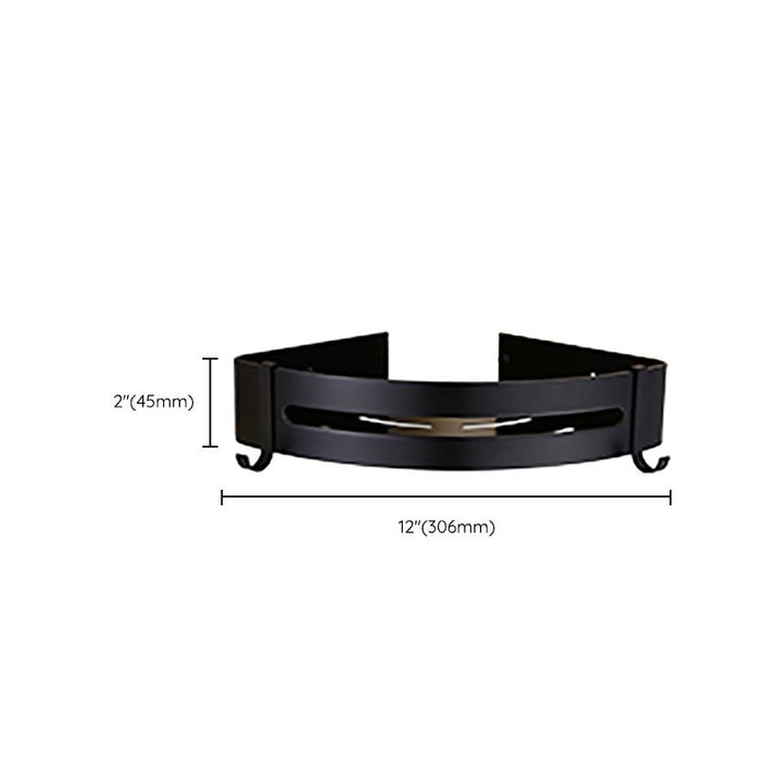 BowLift | Contemporary Bathroom Accessory Set Black Surface Bathrobe Hook/Towel Ring Bar