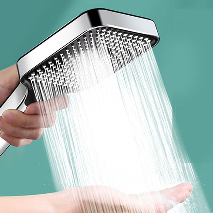 BowLift | Contemporary Rectangular Hand Shower Adjustable Spray Pattern Showerhead