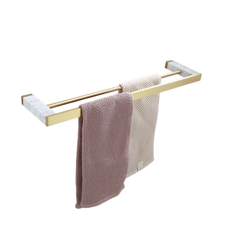 BowLift | Polished Brass Bathroom Accessory Set Marble Bathroom Hardware