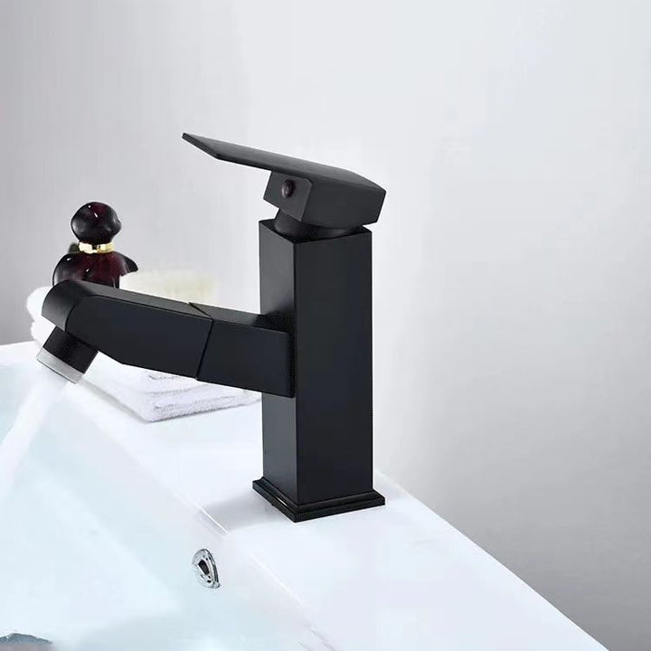 BowLift | Lever handle faucet Contemporary pull-out faucet for the bathroom