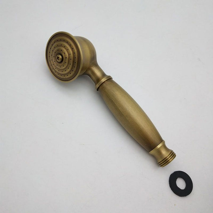 BowLift | Traditional Handheld Shower Head with Hose Polished Brass Wall Mounted Shower Head