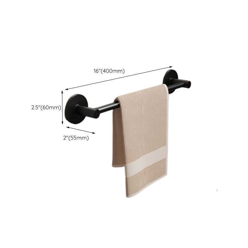 BowLift | Aluminum Bathroom Hardware Set Black Bathroom Accessories Kit Towel Holder
