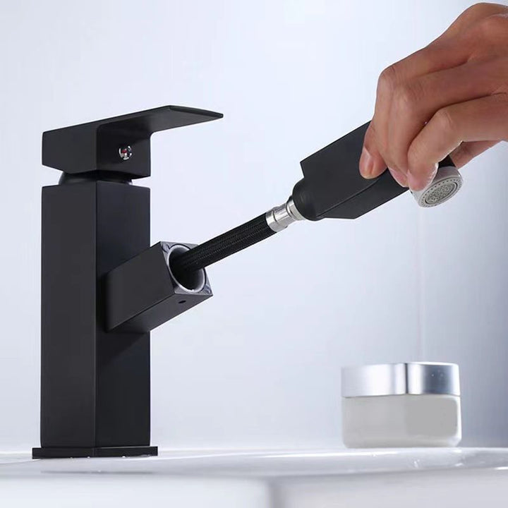 BowLift | Contemporary Vessel Faucet Pull-Down Faucet with Single Handle
