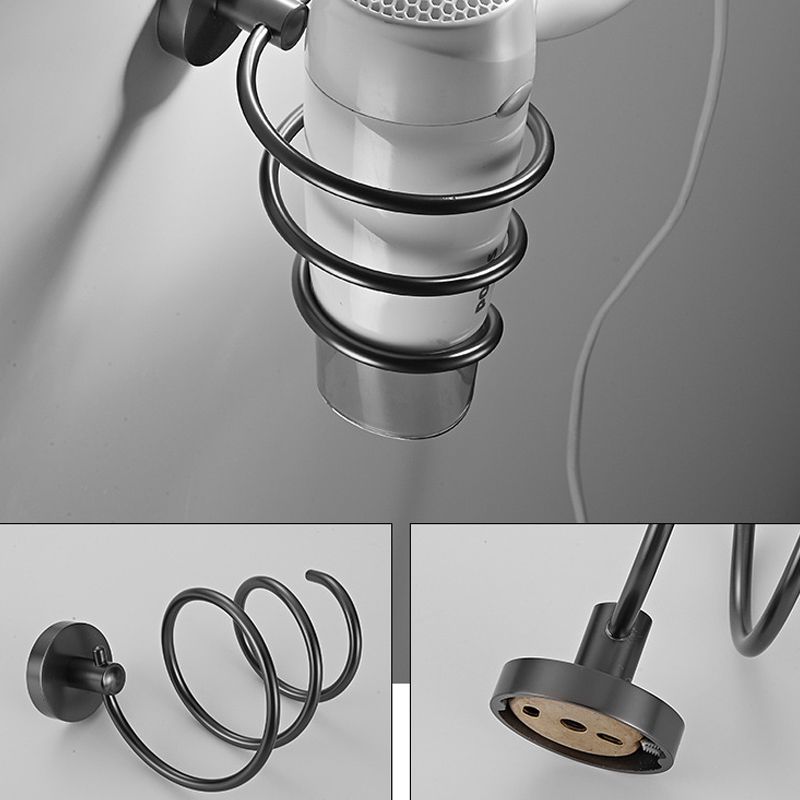 BowLift | Traditional Brass Bathroom Accessory Set Gray Bathroom Accessory Set