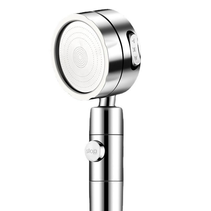 BowLift | Modern Handheld Showerhead 3 Spray Round Metal Shower Heads