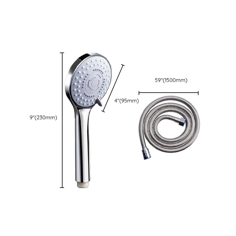 BowLift | Modern Plastic Showerhead Wall Mounted Showerhead with Adjustable Spray Pattern