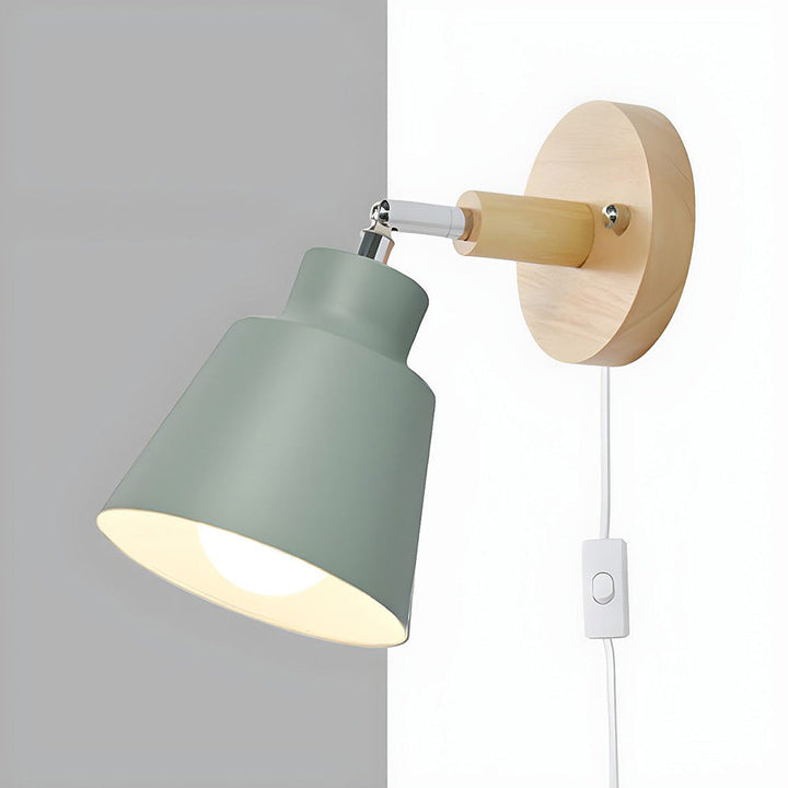 BowLift | Wall Light With Wood Accent For Bedroom