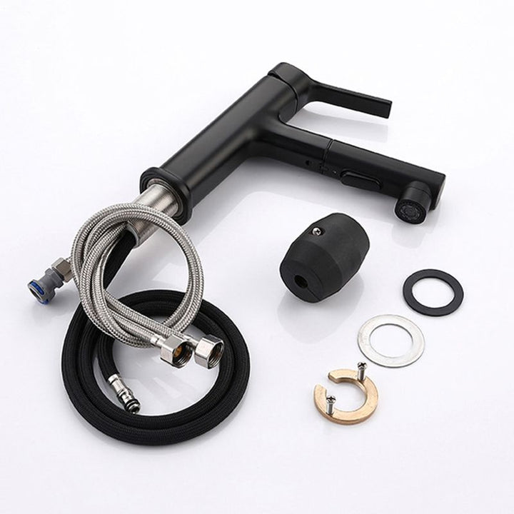 BowLift | Round Vessel Sink Bathroom Faucet Simple Style Faucet with Brass Material