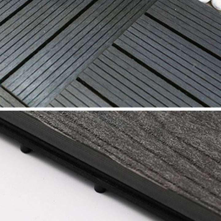 BowLift | Striped pattern terrace tiles interlocking tiles kit outdoor patio